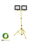 Proyector LED con Atril 2X50W IP65 6500K — RM Energía Inteligente