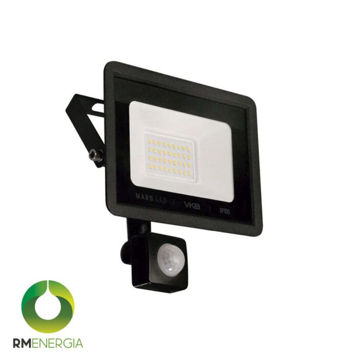 Proyector de Área LED 30W con sensor IP65 6500K