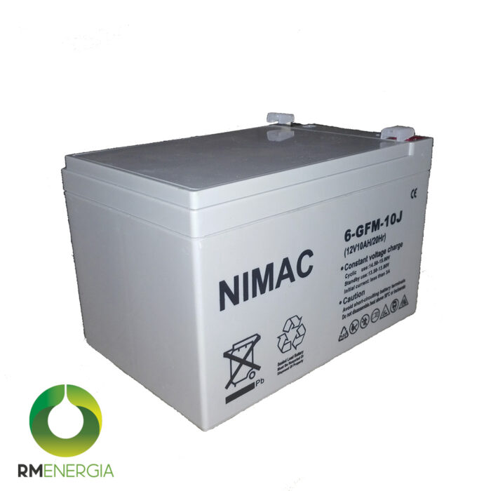 Batería Ciclo profundo de Gel 10Ah 12V - Nimac