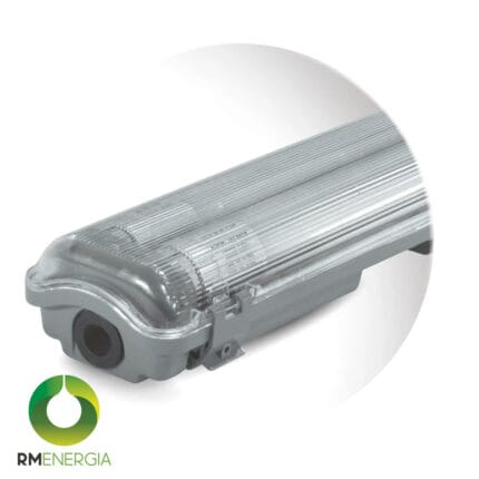 Equipo estanco LED IP65 120cm 2 tubo incluido — RM Energía Inteligente
