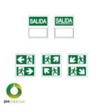 Señalética Emergencia GX-12BC Certificada | Alta Visibilidad Fotoluminiscente A4 — detalle 2