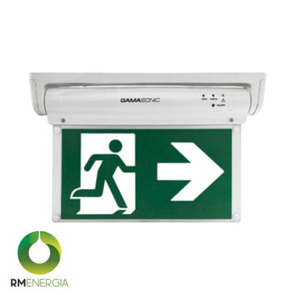 Señalética Emergencia GX-12BC Certificada | Alta Visibilidad Fotoluminiscente A4 — detalle 1