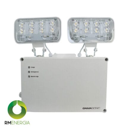 Luminaria de Emergencia Estanca GX-2F6015WPC | Alta Potencia 7000 Lúmenes IP65 — RM Energía Inteligente