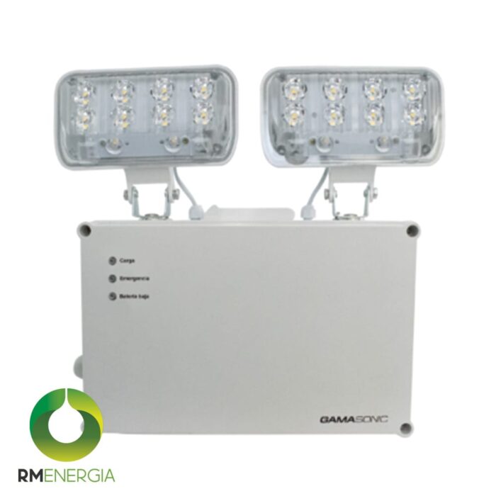 Luminaria de Emergencia Estanca GX-2F6015WPC | Alta Potencia 7000 Lúmenes IP65