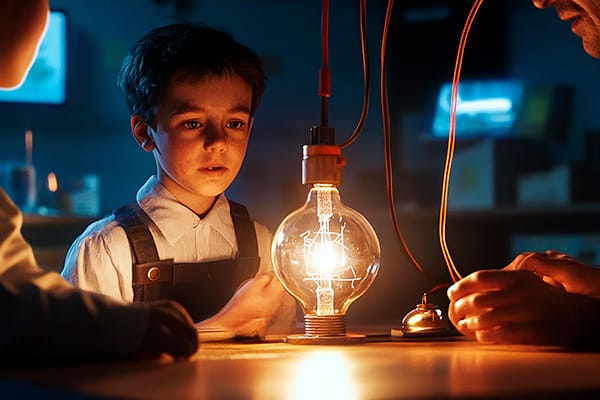 ¿Quién inventó la ampolleta y en qué año? — RM Energía Inteligente