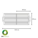 Panel Solar Portátil Fold 100W | Plegable con Usb + DC | Alta Eficiencia 22.8% — detalle 2