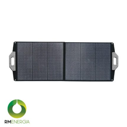 Panel Solar Portátil Fold 100W | Plegable con Usb + DC | Alta Eficiencia 22.8% — RM Energía Inteligente