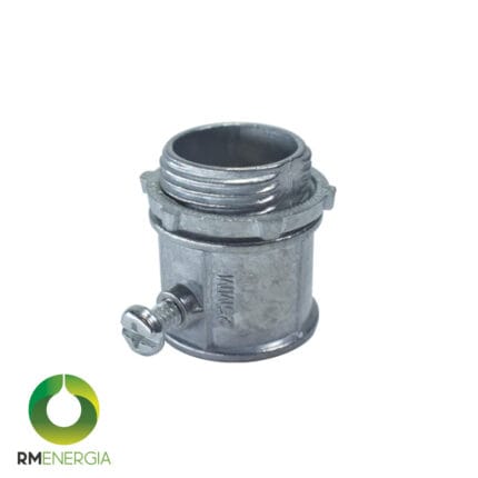 Terminal Emt 25 Mm | Unión Tubería Metálica a Caja | Canalización Eléctrica — RM Energía Inteligente