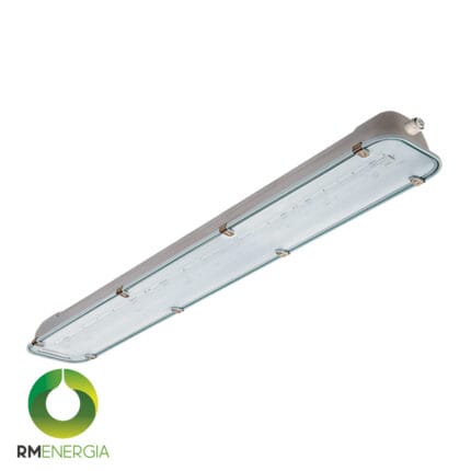 Luminaria Estanca Minera Palazzoli Rino 75W 4000K | IP66 IK09 Inoxidable — RM Energía Inteligente