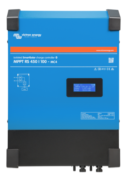Controlador de carga solar Victron SmartSolar MPPT RS 450/100 con conectores MC4
