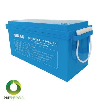 Batería de Litio Lifepo₄ 12.8V 200AH Nimac NM12.8-200L — RM Energía Inteligente
