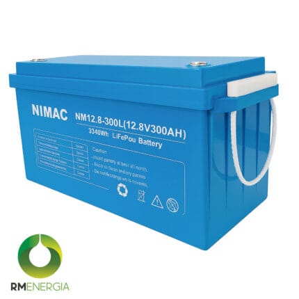 Batería de Litio Lifepo₄ 12.8V 300AH Nimac NM12.8-300L — RM Energía Inteligente