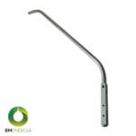 Gancho para Poste de Alumbrado Público L-400 Galvanizado 2” — RM Energía Inteligente