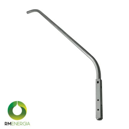 Gancho para Poste de Alumbrado Público L-400 Galvanizado 2” — RM Energía Inteligente