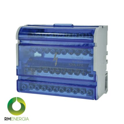 Repartidor Tetrapolar 4 Barras 11 Posiciones 125A — RM Energía Inteligente