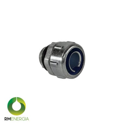 Conector Metálico Recto 20MM para Tubo Flexible — RM Energía Inteligente