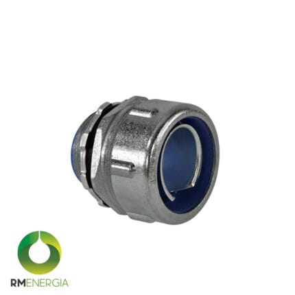 Conector Metálico Recto 32MM para Tubo Flexible — RM Energía Inteligente