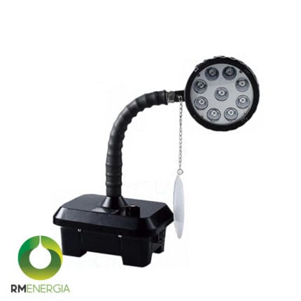 Proyector Portátil Antiexplosivo 30W IP66 Atex Recargable — RM Energía Inteligente