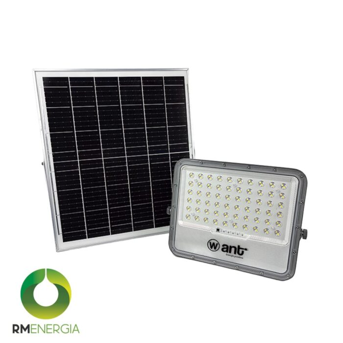 Proyector Solar LED 1600LM CCT Exterior con Control Remoto IP65