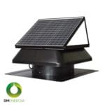 Extractor de Aire Solar 14 Pulgadas 60W Base 600X600 Mm — RM Energía Inteligente