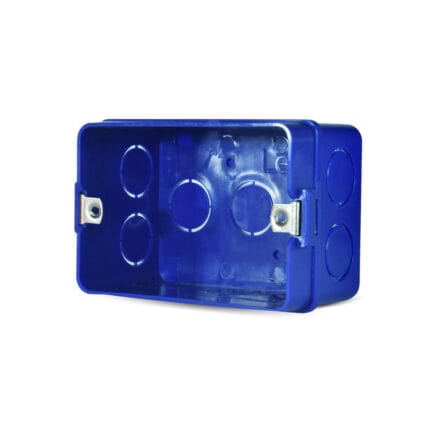 Caja para Albañilería Embutida Color Azul 103 X 68 Mm — RM Energía Inteligente