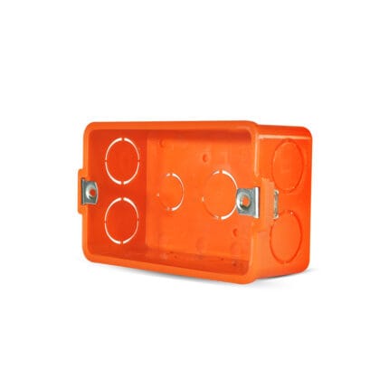 Caja Derivación Tabiquería Color Naranjo 105 X 60 Mm — RM Energía Inteligente