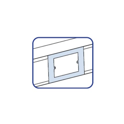 Marco Porta Bastidor 100X50MM — RM Energía Inteligente