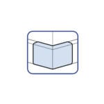 Curva Exterior para Canaleta Pvc 100X50MM — RM Energía Inteligente