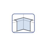 Curva Interior para Canaleta Pvc 100X50MM — RM Energía Inteligente