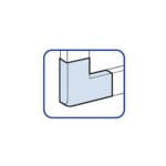 Angulo Plano para Canaleta Pvc 100X50MM — RM Energía Inteligente