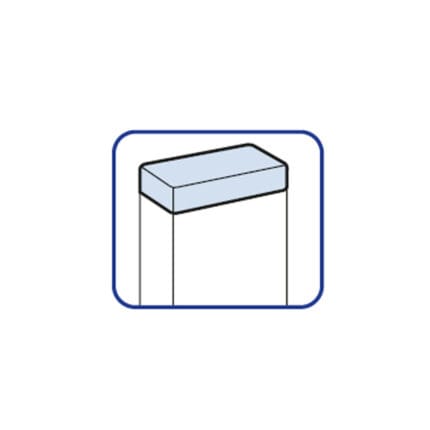 Tapa Terminal para Canaleta Pvc 20X10MM — RM Energía Inteligente
