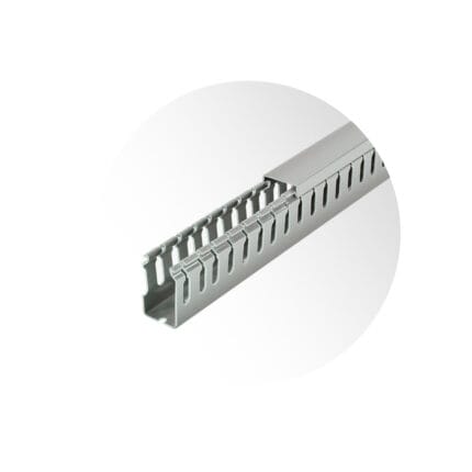 Canaleta Ranurada 25X40MM Tira 2 Metros — RM Energía Inteligente