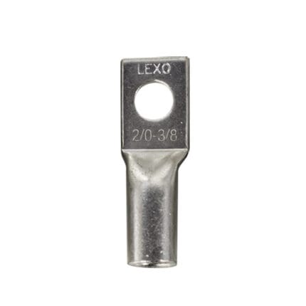 Terminal Compresión Ojo Cobre Estañado 2/0 Awg -3/8 Bolsa 10 Unidades — RM Energía Inteligente