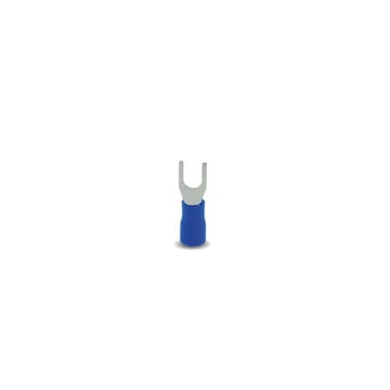 Terminal Horquilla Azul 14-16AWG 4,3MM Bolsa 50 Unidades — RM Energía Inteligente