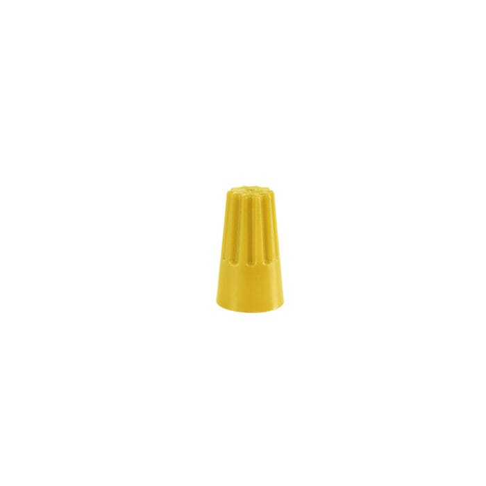 Conector Cónico Amarillo E-44 Bolsa 100 Unidades