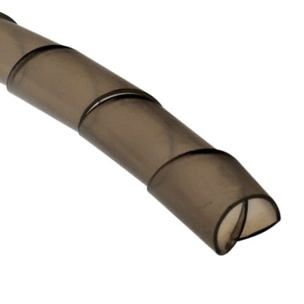 Espiral Plástico Diametro 12MM Negro 10 Metros — RM Energía Inteligente