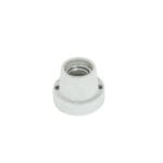 Portalampara Base Recta Loza E-27 Blanco — RM Energía Inteligente