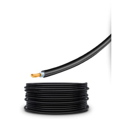 Cable Solar Xlpo Rollo de 300 Metros 4MM Negro — RM Energía Inteligente