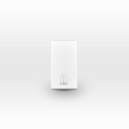 Módulo Pulsador Timbre 10A 250V Blanco — RM Energía Inteligente