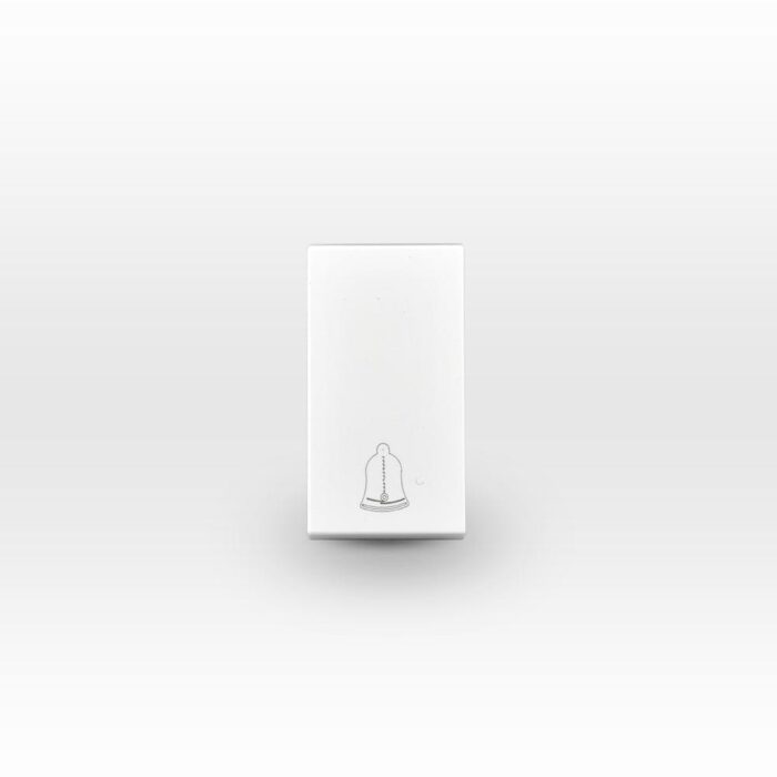 Módulo Pulsador Timbre 10A 250V Blanco
