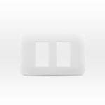 Placa 2 Módulos Color Blanco — RM Energía Inteligente