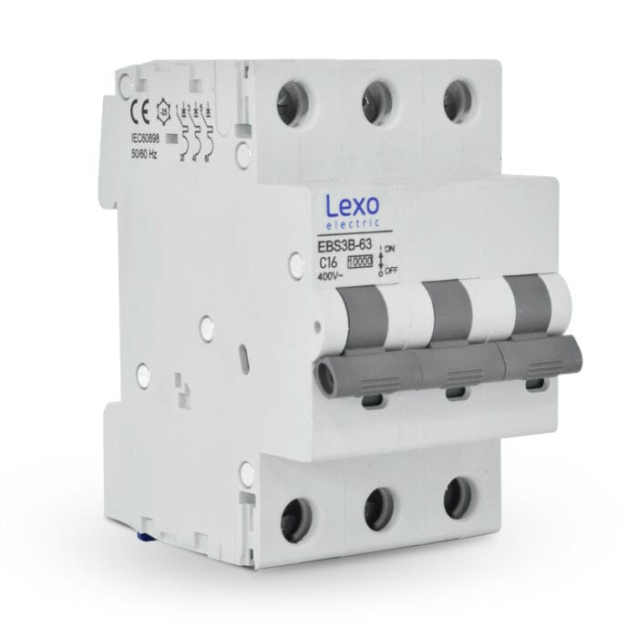 Interruptor Automático 3X16A Curva C 10KA