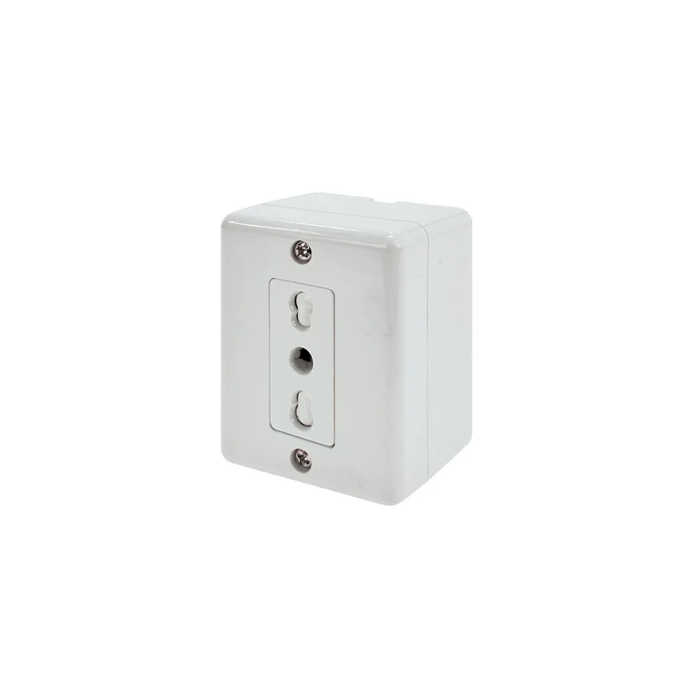 | Comprar en RM Energía Casquete Sobrepuesto IP20 LEXO Toma Corriente 10/16A Blanco