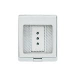 Contenedor IP55 con Tomacorriente Simple 10A 250V Blanco — RM Energía Inteligente