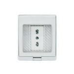 Contenedor IP55 con Tomacorriente Simple 10/16A 250V Blanco — RM Energía Inteligente