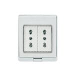 Contenedor IP55 con Tomacorriente Doble 10/16A 250V Blanco — RM Energía Inteligente