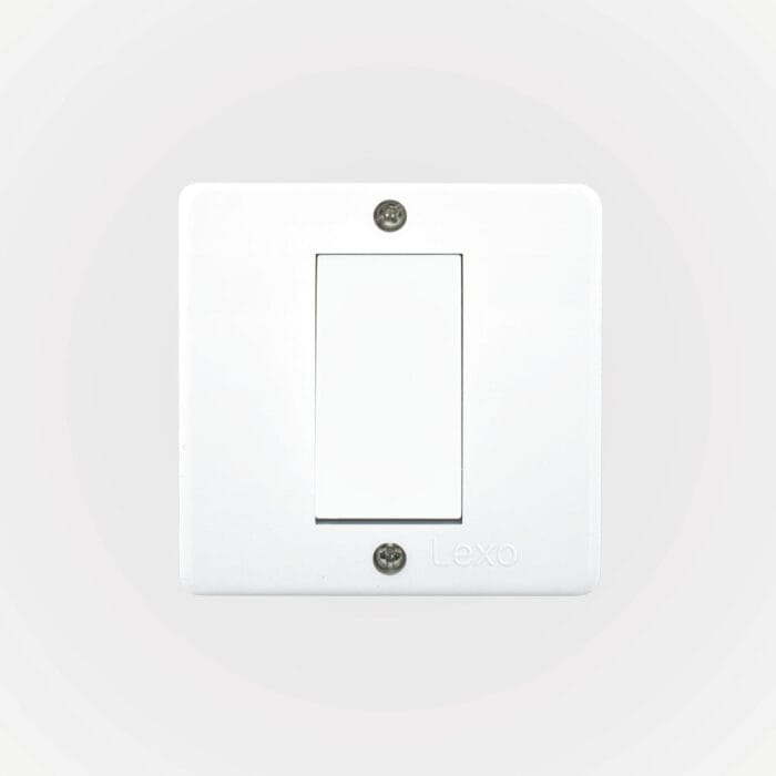Casquete IP20 con Interruptor Simple 9/12 10A 250V Blanco