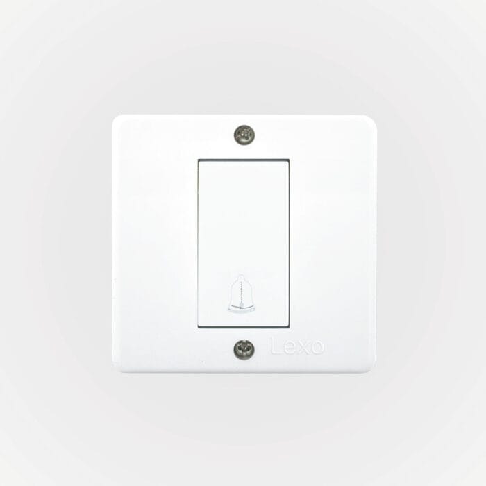 Casquete IP20 con Pulsador Na 10A 250V Blanco