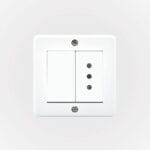 Casquete IP20 con Interruptor 9/12 Más Toma Corriente 10A 250V Blanco — RM Energía Inteligente