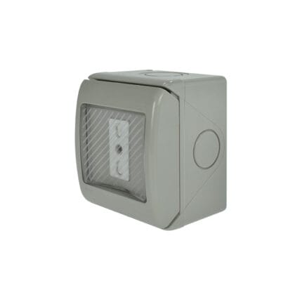 Casquete Hidrobox Toma Corriente Simple 10/16A — RM Energía Inteligente